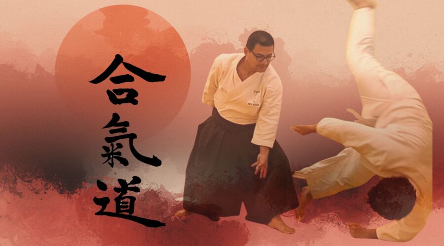 Entrenamiento de aikido en el dojo México Asia, armonía mente cuerpo, a partir del principio del Aiki