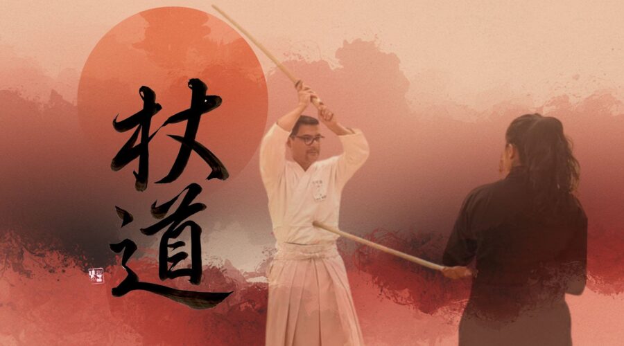 Entrenamiento de Jōdo en el dojo México Asia, control y enfoque mental, a partir del arte samurái del bastón corto y el bokken
